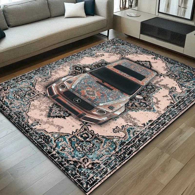 3D Auto Illusion Teppich