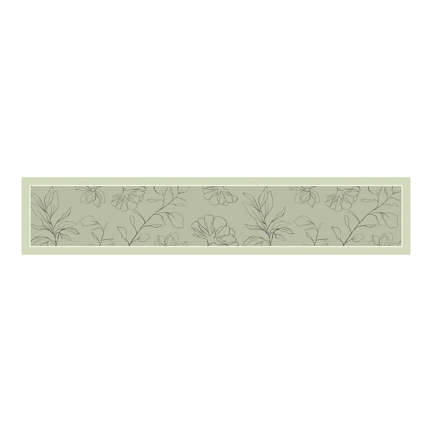 Blumenmuster dekorative Fensterbankmatte Brehn