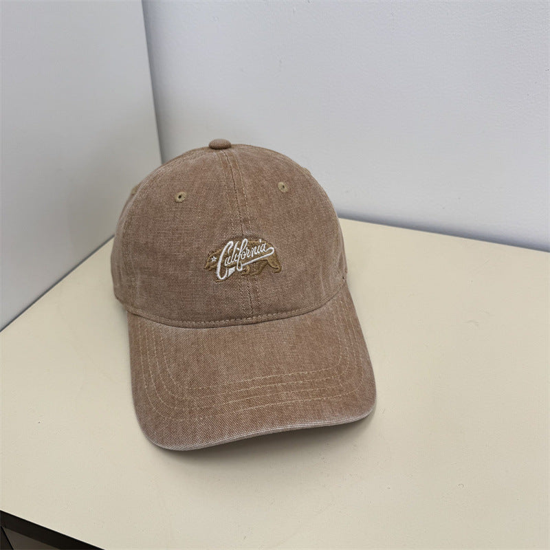 Damens Freizeit Vintage Bestickte Kappe Brehn