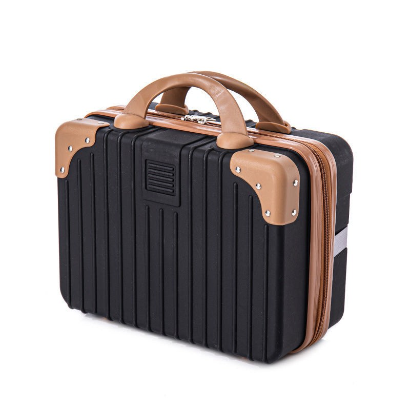 hartschalen kosmetik reisetasche mit doppelten obergriffen und verstärkten eckenprotektoren Brehn
