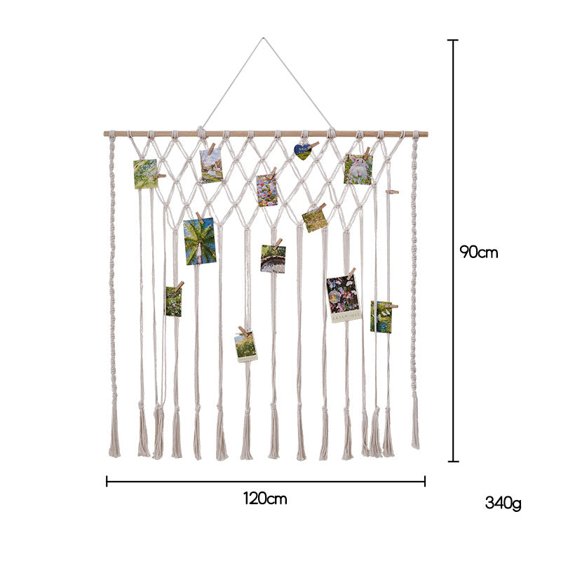 Macrame Fotoanzeige Wandbehang