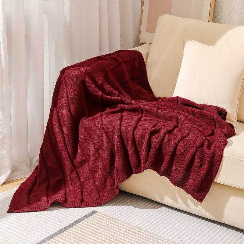 Gemütliche Strickwurfdecke Brehn