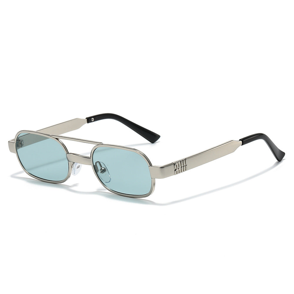 Modebewusste Retro-Ovalrahmen-Sonnenbrille Brehn