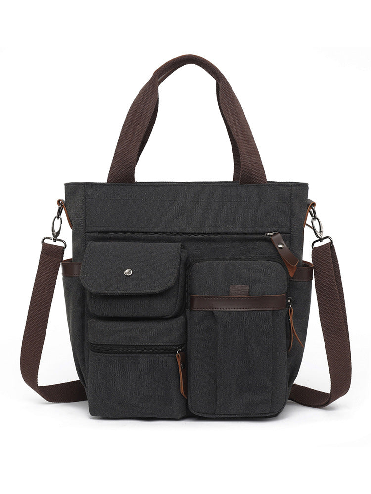 Multi-Taschen Canvas Tragetasche Brehn
