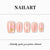 Künstlerisches Press-On-Nagelset mit floralen Akzenten Brehn 1787395327