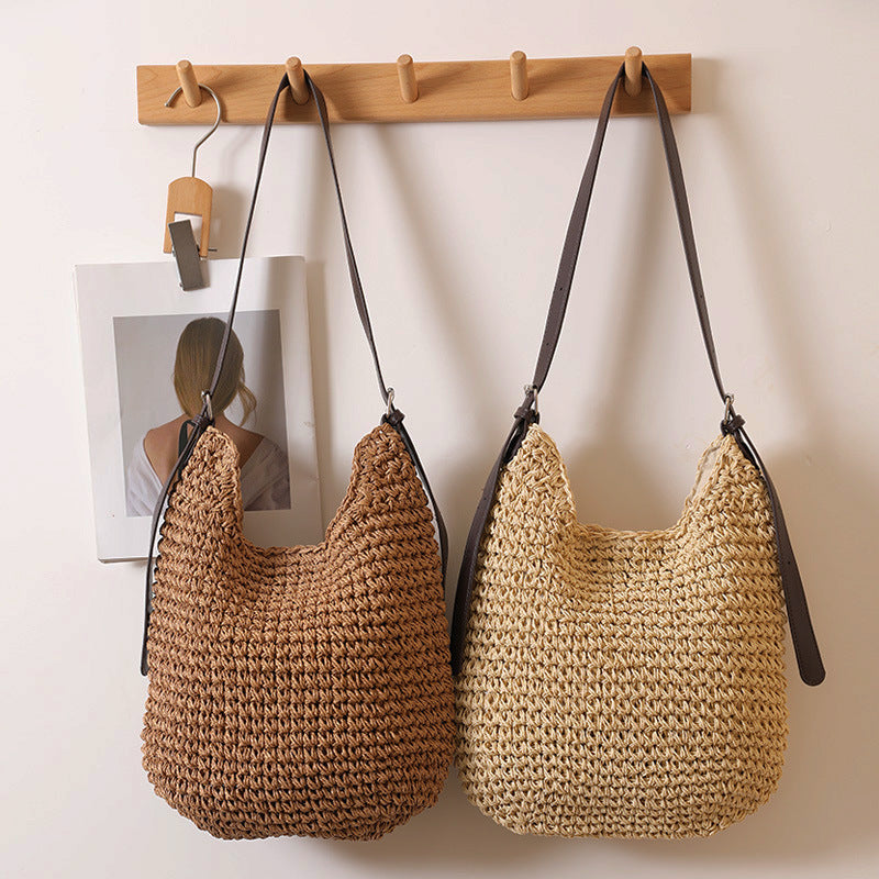 Damen Handtasche mit elegantem geflochtenem Design Brehn