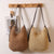 Damen Handtasche mit elegantem geflochtenem Design Brehn