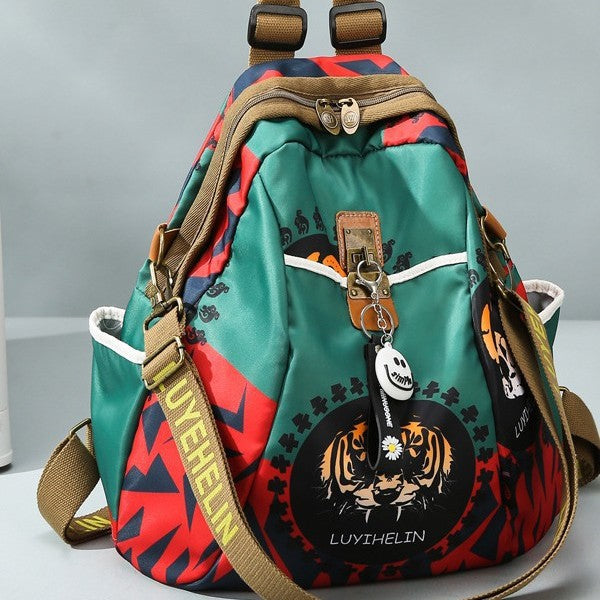 Künstlerischer Grafik Kordelzug Rucksack Brehn