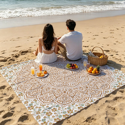 Mandala Design Strandmatte Brehn