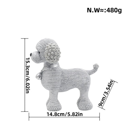 Dekorative Hundefigur im modernen Design Brehn