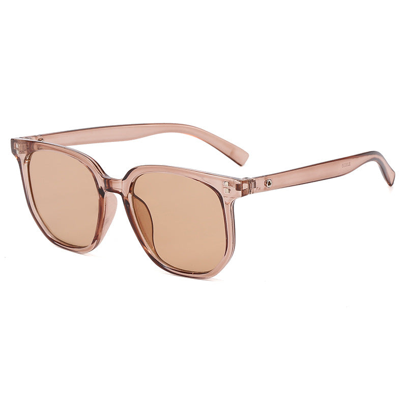 Damen trendige quadratische Sonnenbrille mit robustem Kunststoffrahmen Brehn