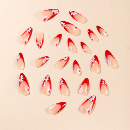 Elegante Künstlerische Stiletto Nagelkunst Set Brehn