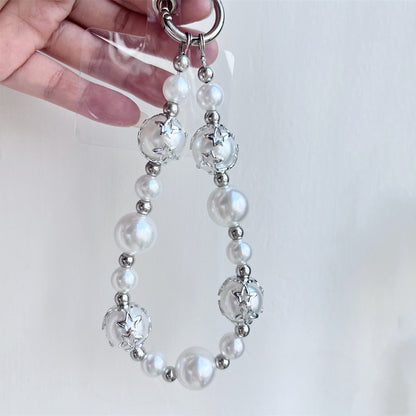 Eleganter Perlenverzierter Charm-Schlüsselanhänger Brehn
