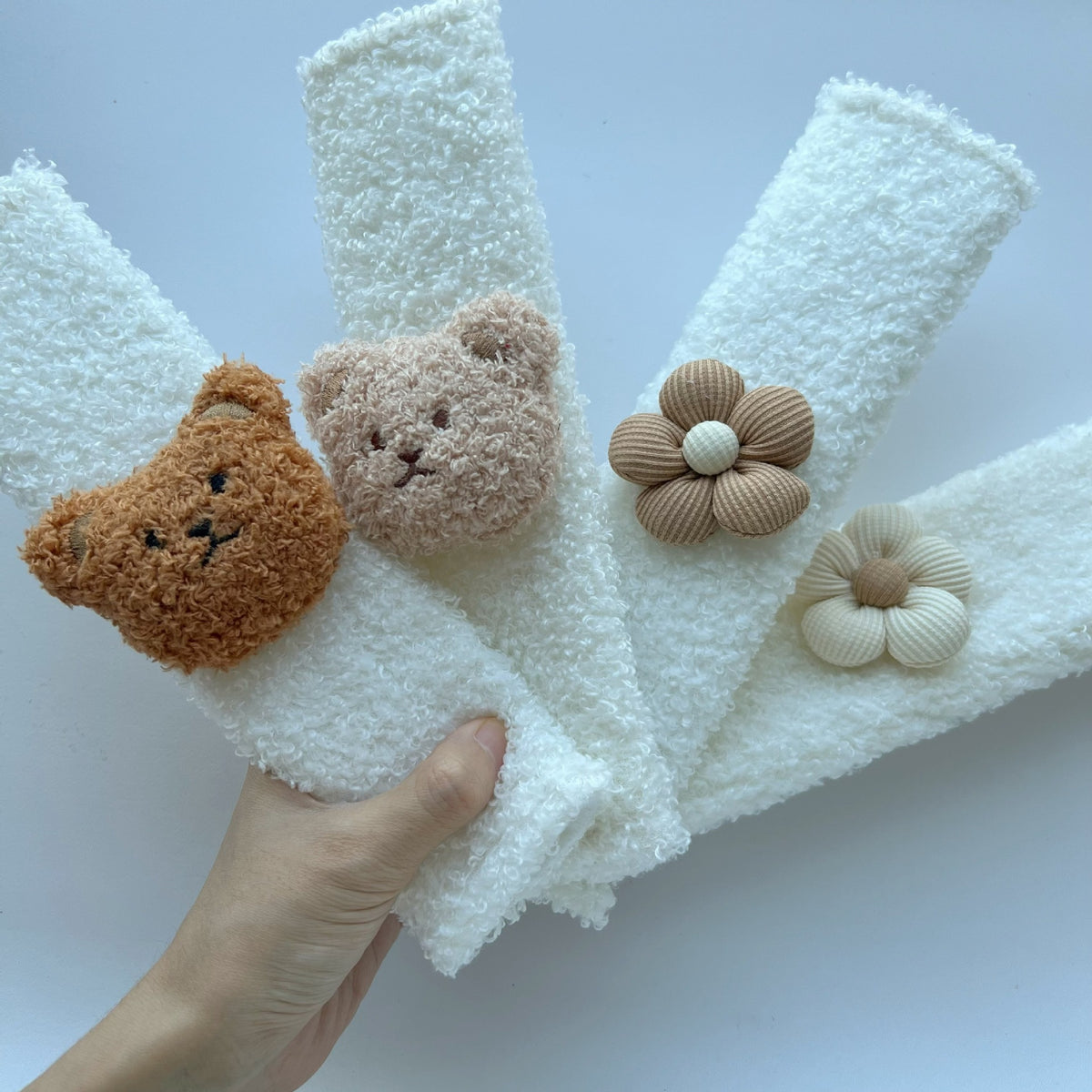 Plüsch Teddy Bär Fuzzy Lounge Crew Socken