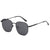 Damen Modische Brille im modernen Schild-Design Brehn
