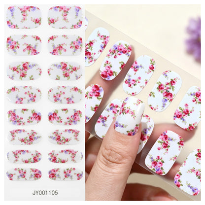 Blumendesign-Nagelwraps