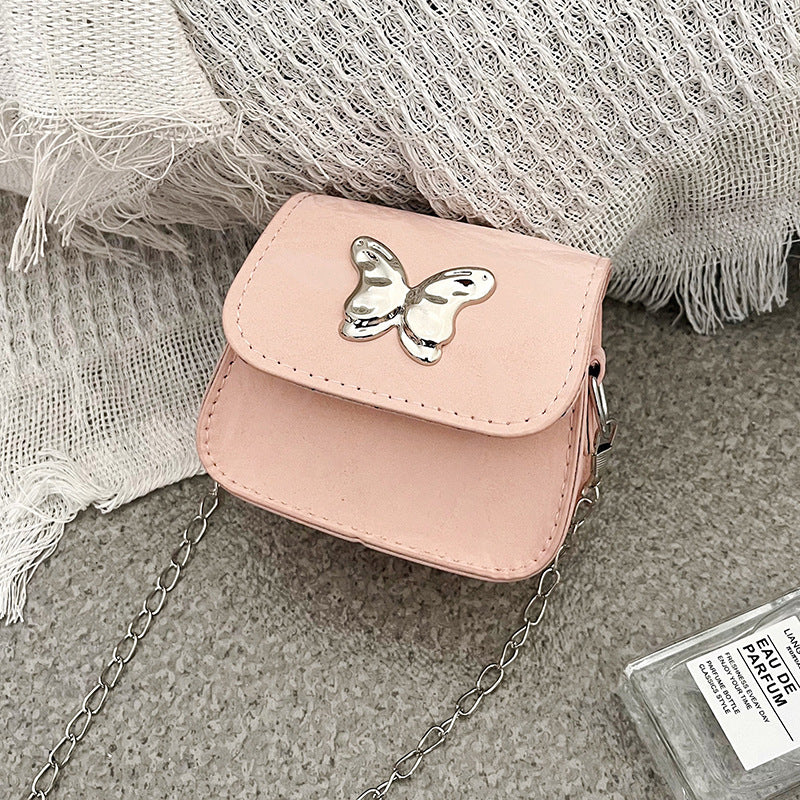 WoStylish Schmetterlingsverschluss Mini-Handtasche Brehn