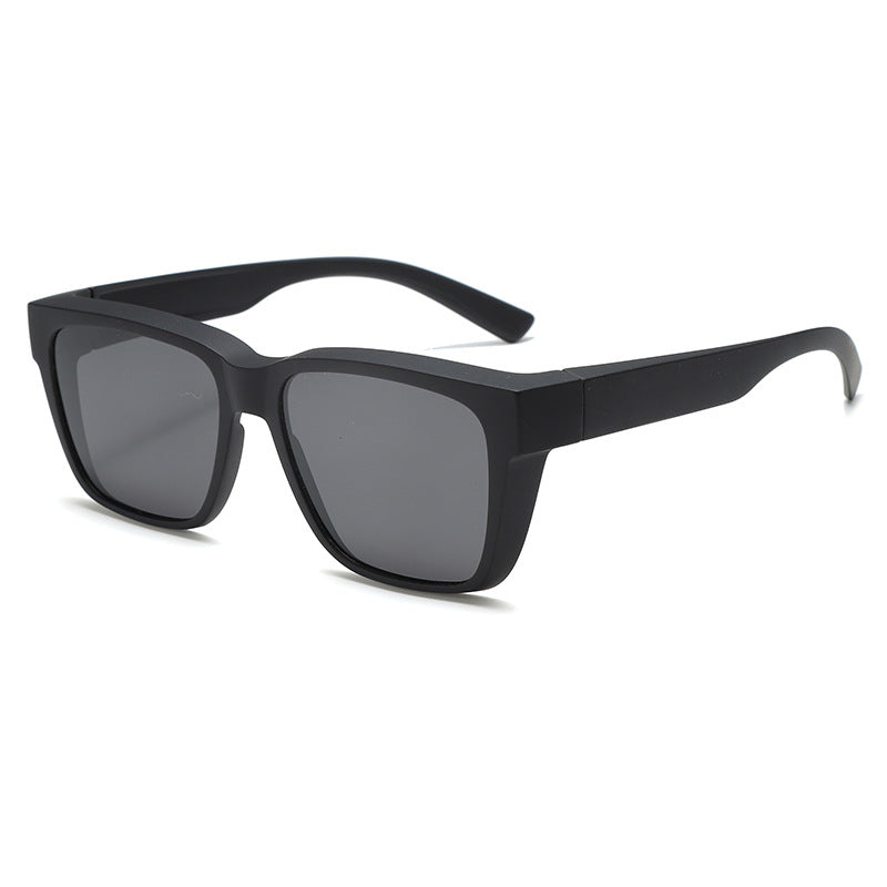 Damen moderne quadratische Sonnenbrille mit robustem Rahmen Brehn