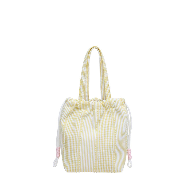 WoDrawstring Utility Tote Bag Brehn