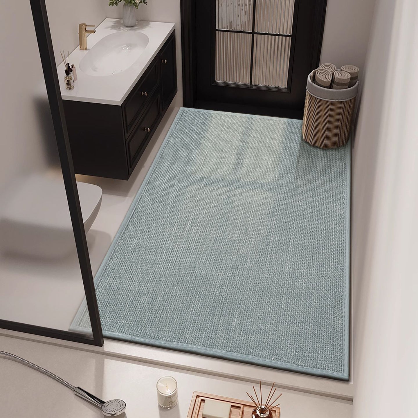 Luxuriöse saugfähige Badematte Brehn