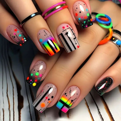 Iridescent Acryl-Nagelverstärkungen Brehn