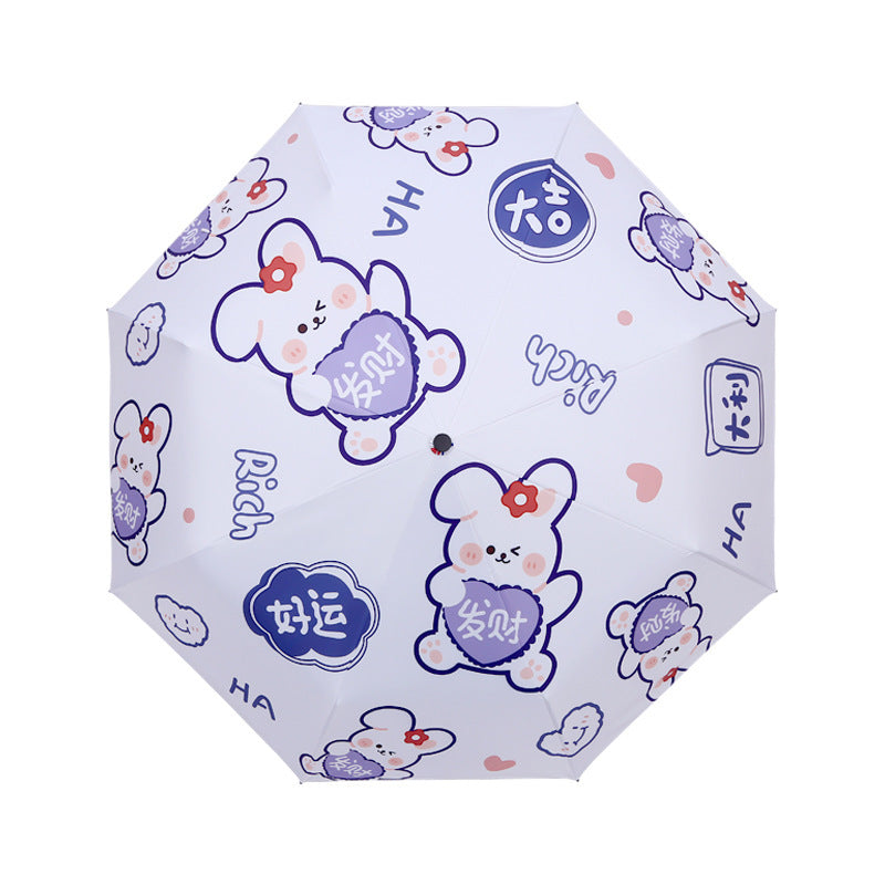 Damen handlicher Regenschirm Brehn