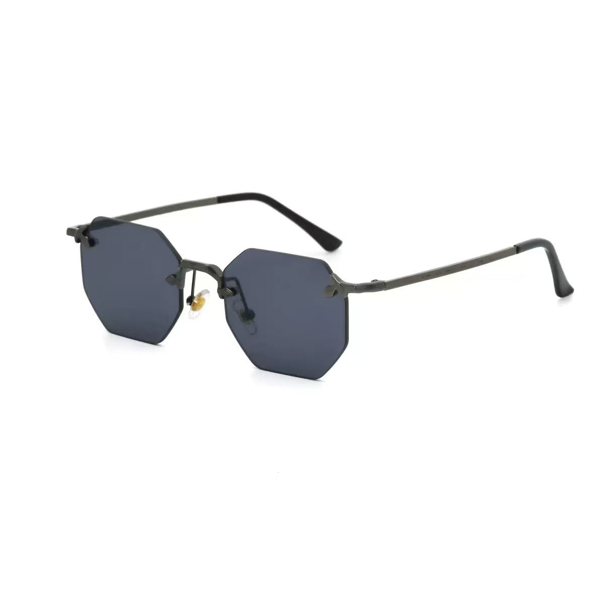 Damen stylische Sonnenbrille im modernen Oktagon-Design Brehn