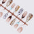 Künstlerisches Stiletto Press-On Nageldesign Brehn