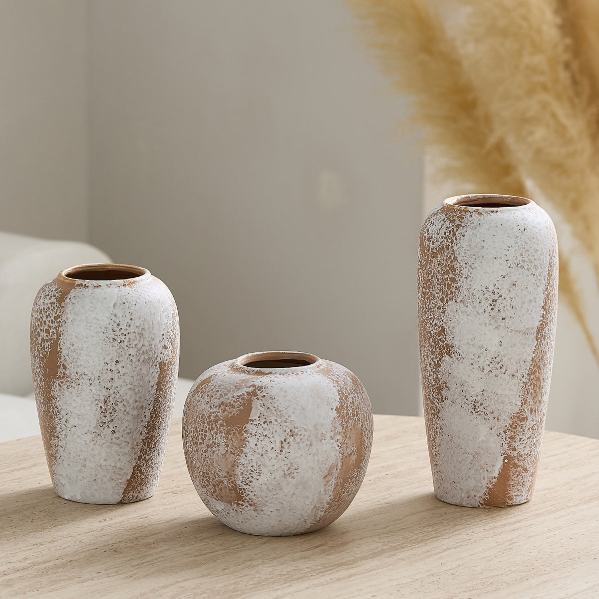 Elegante Keramikvase im skandinavischen Stil Brehn
