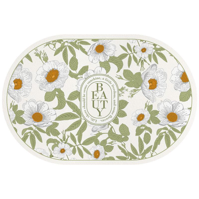 Blumenmuster Bereichsmatte