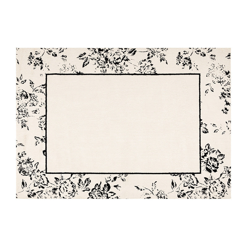 Florale Rand Bereich Teppich
