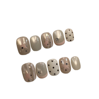 Dekoratives Stern-Themen Press-On Nagelset