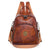 Vintage Stil Leder Rucksack