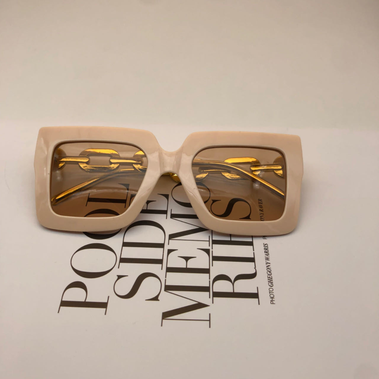 Retro Quadrat Rahmen Sonnenbrille Brehn