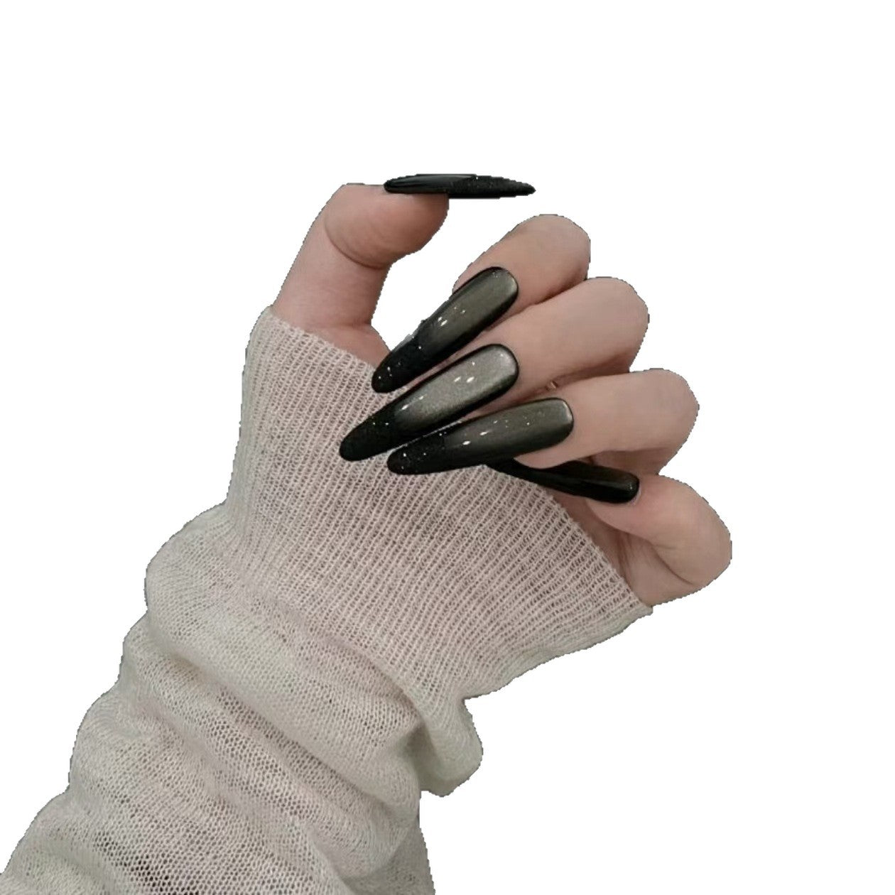 Glänzende Acryl-Nagelverlängerungen Brehn