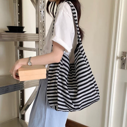 Lässige weiche Stoff Hobo Tasche