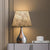 Dekorative florale Schirm Tischlampe