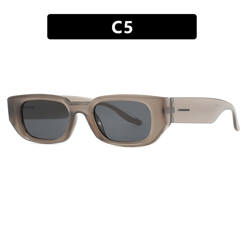 Damen modische Sonnenbrille mit innovativem, transparentem Rahmen und polarisierten Gläsern Brehn