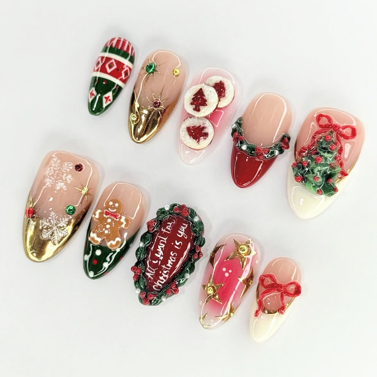 Festliche Nagelkunstset Brehn
