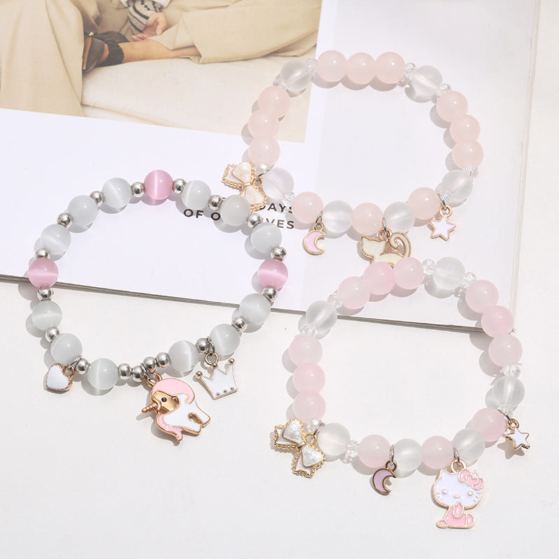 Schmetterling Charm Perlenarmband Brehn