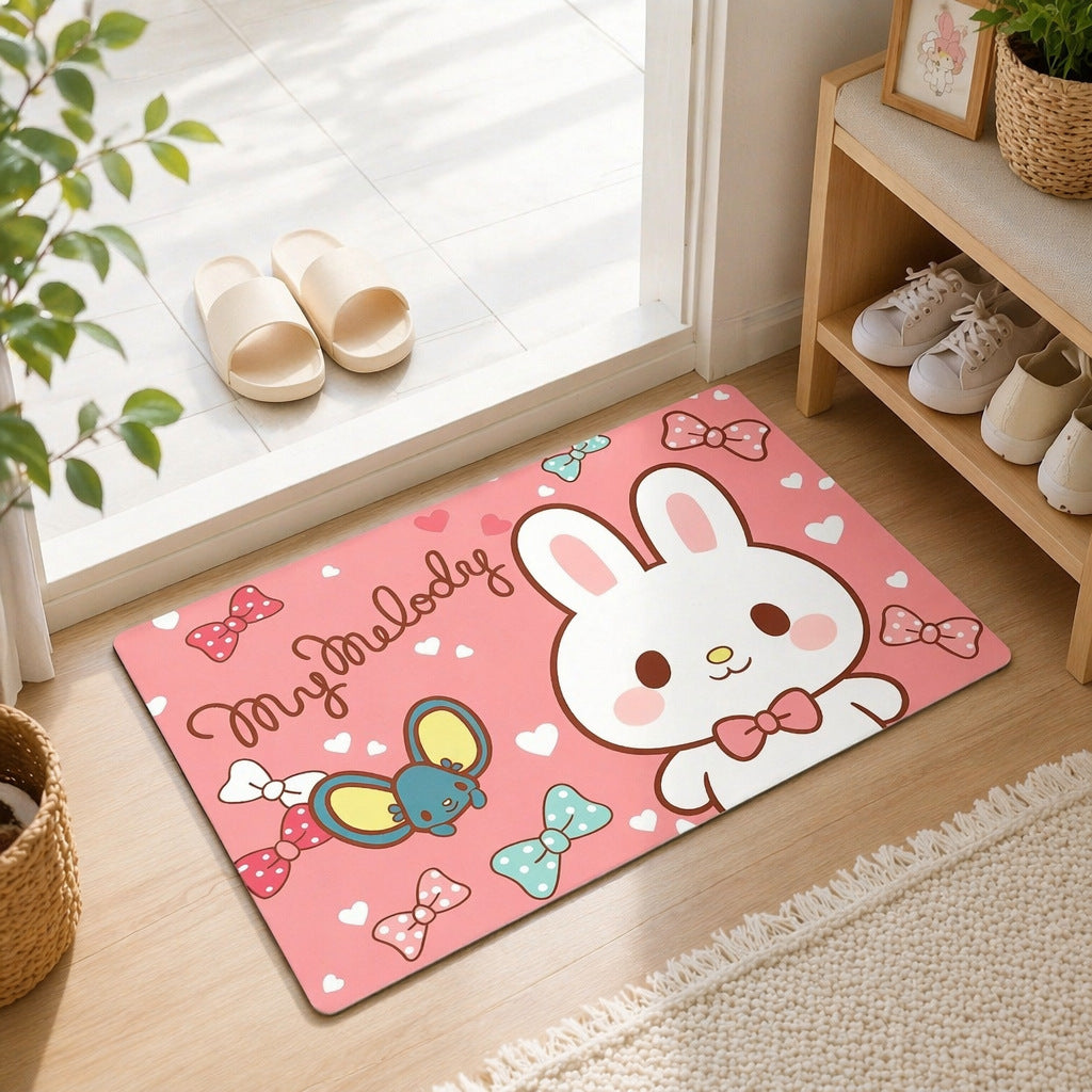 Cute Bunny Themed Area Rug Brehn