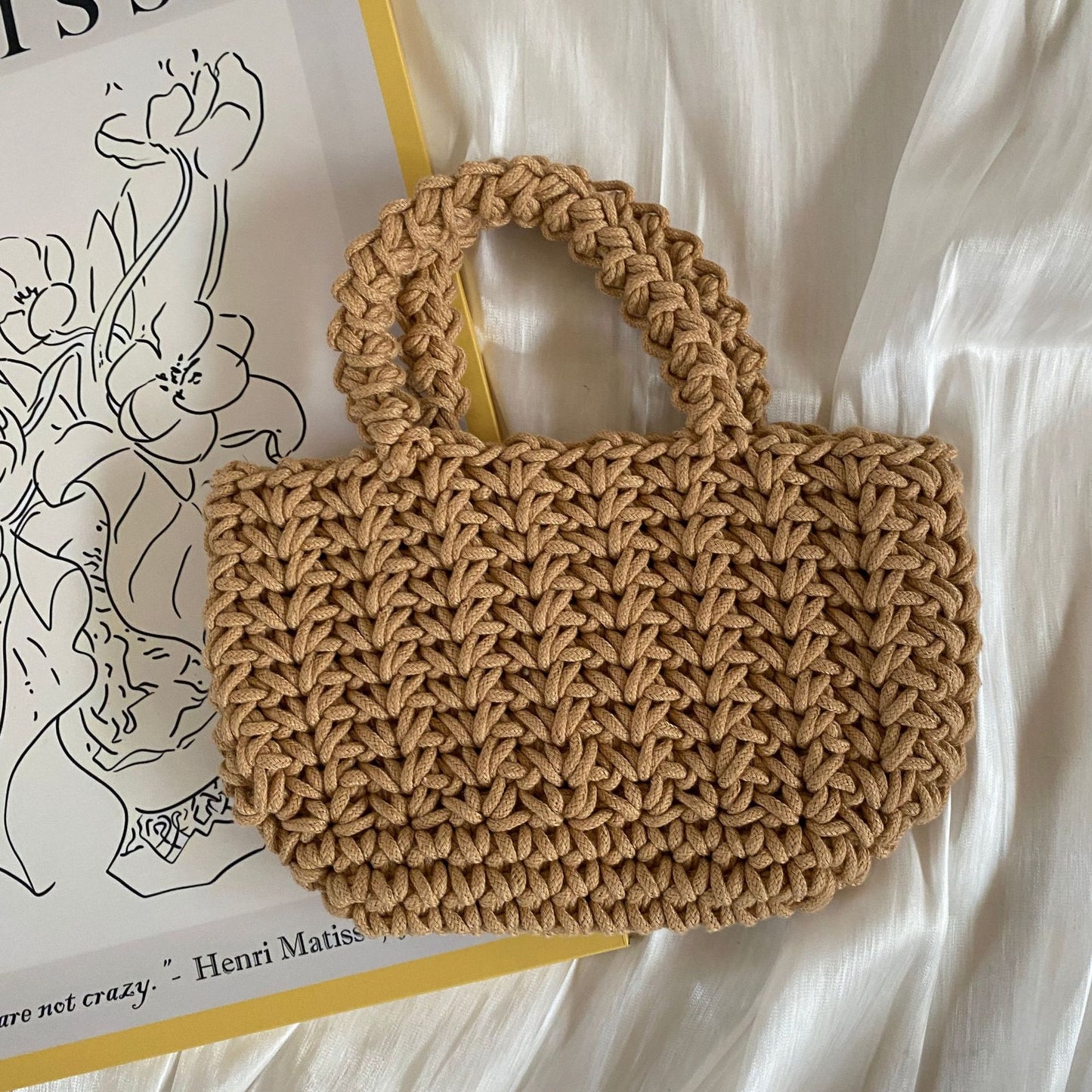 Handgeknüpfte Baumwolltasche Brehn