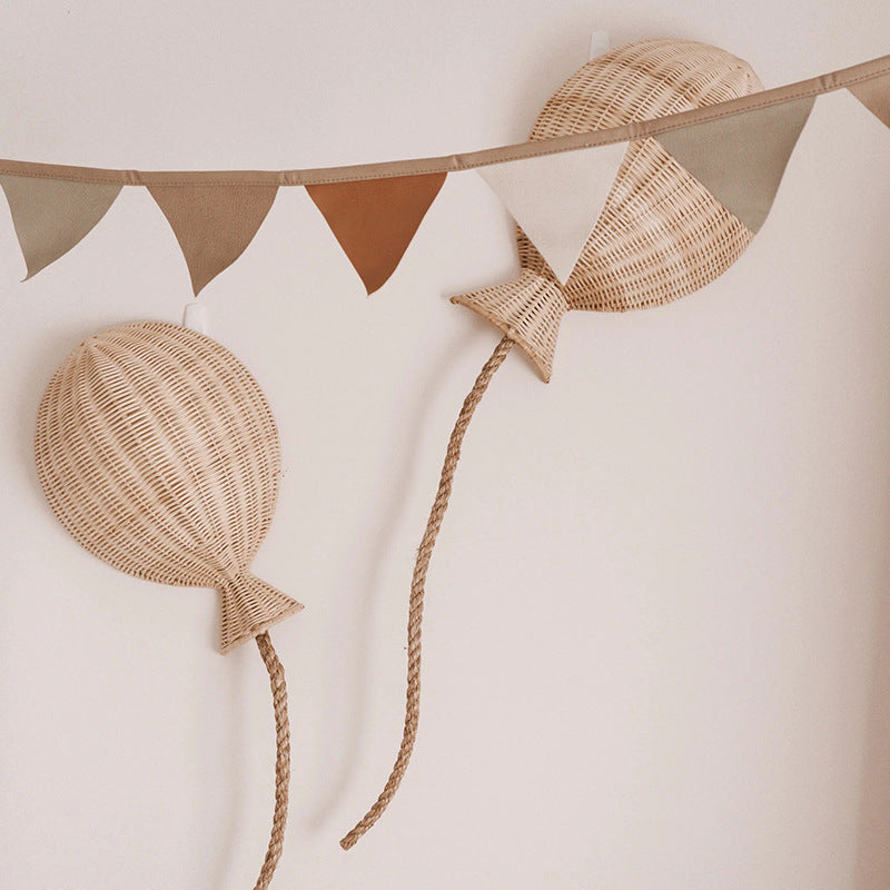 Dekorativer Wandschmuck in Form eines Heißluftballons Brehn