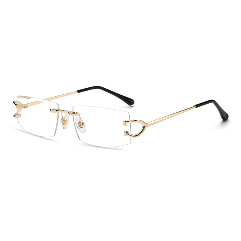 Damen Elegante Minimalistische Sonnenbrille mit einzigartigen Metalldetails Brehn