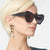 Damen trendy Cat-Eye Sonnenbrille mit elegantem Rahmen und UV-Schutz Brehn