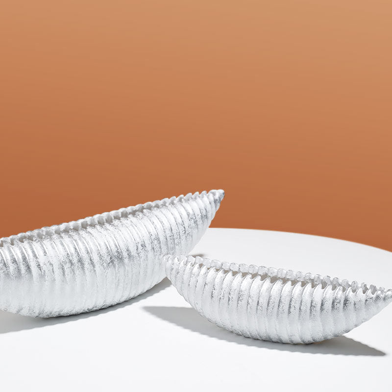 Moderne dekorative muschelformige