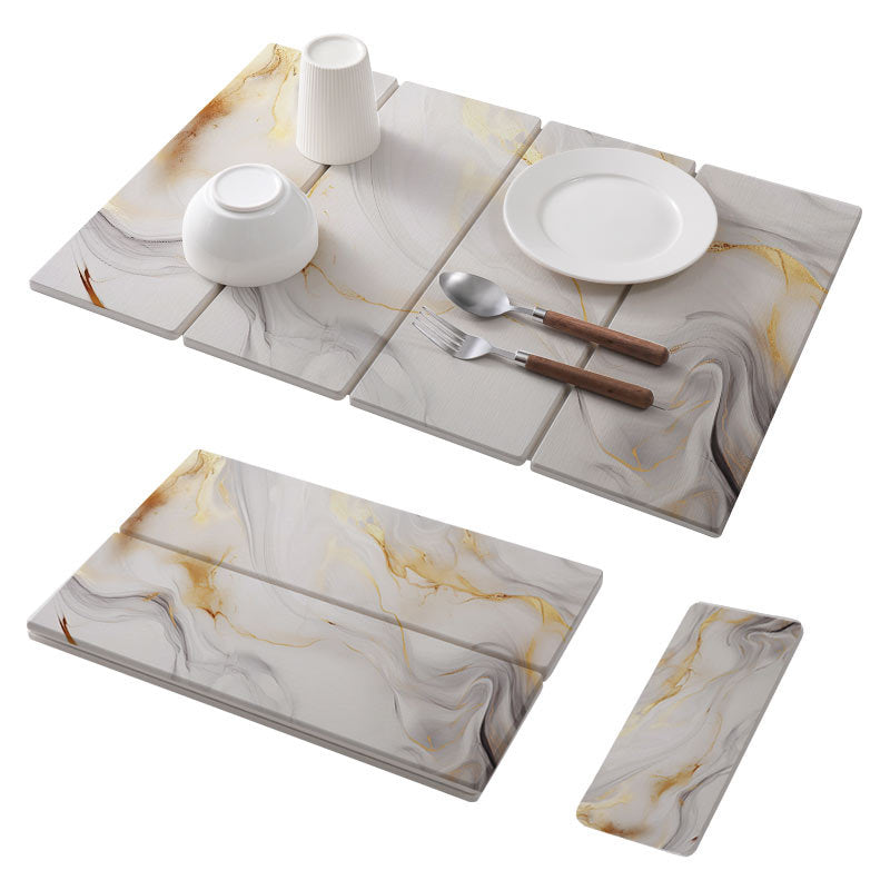 Marmor Effekt Tischsets