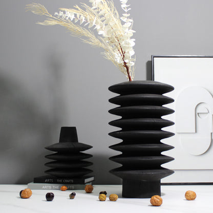 Texturierte Keramische Dekorative Vase