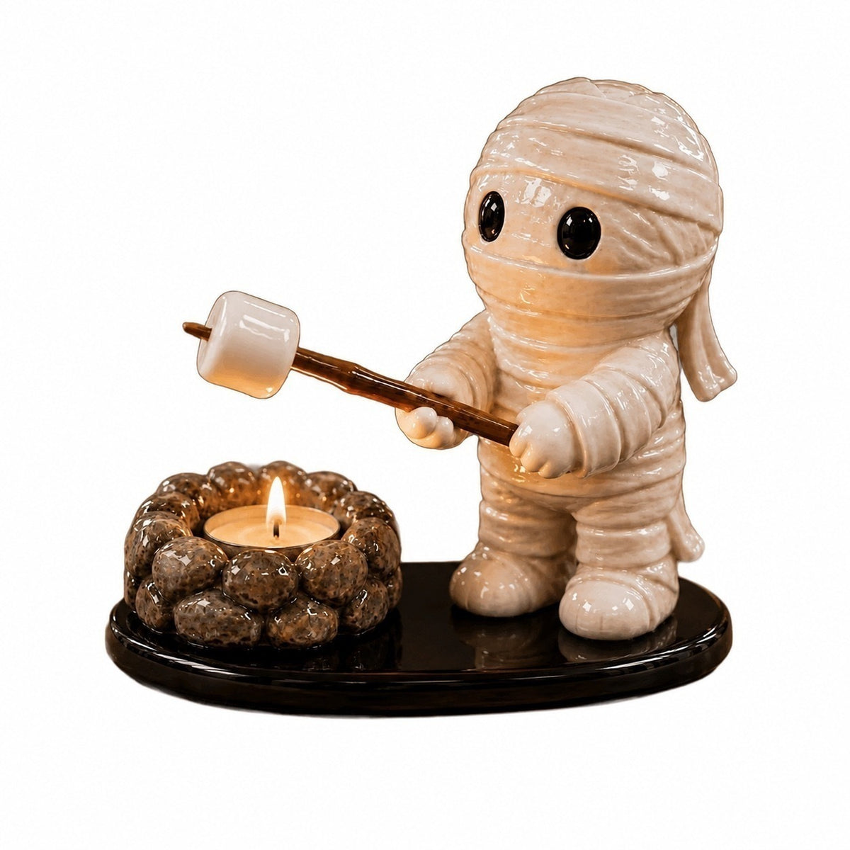 Dekorative Mumienfigur mit Kerzenhalter Brehn