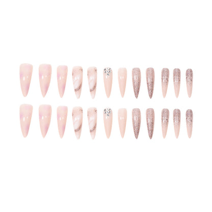 Glamouröses Stiletto-Nagelkunst-Set Brehn